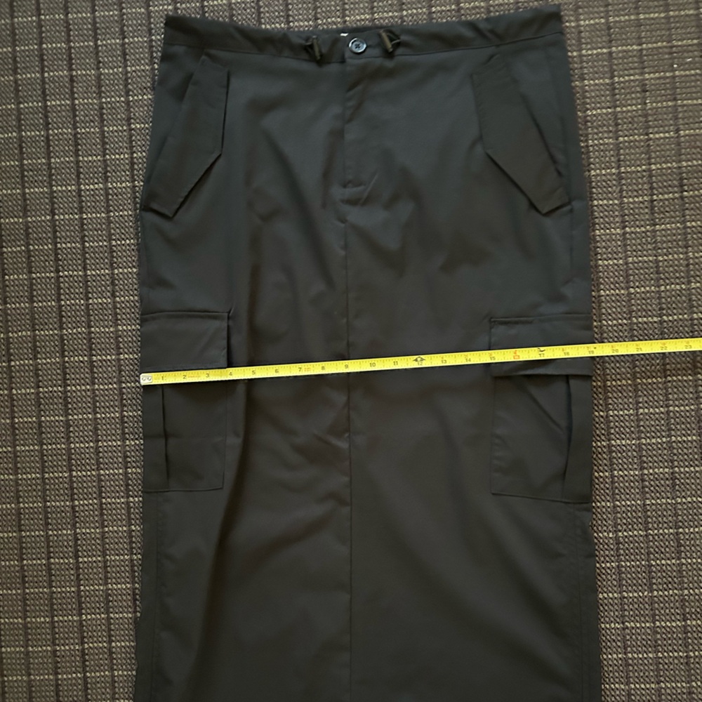 NWOT Lightweight Cargo Parachute Skirt with Pockets, Bungee Ties at Waist, Hem - Picture 11 of 13